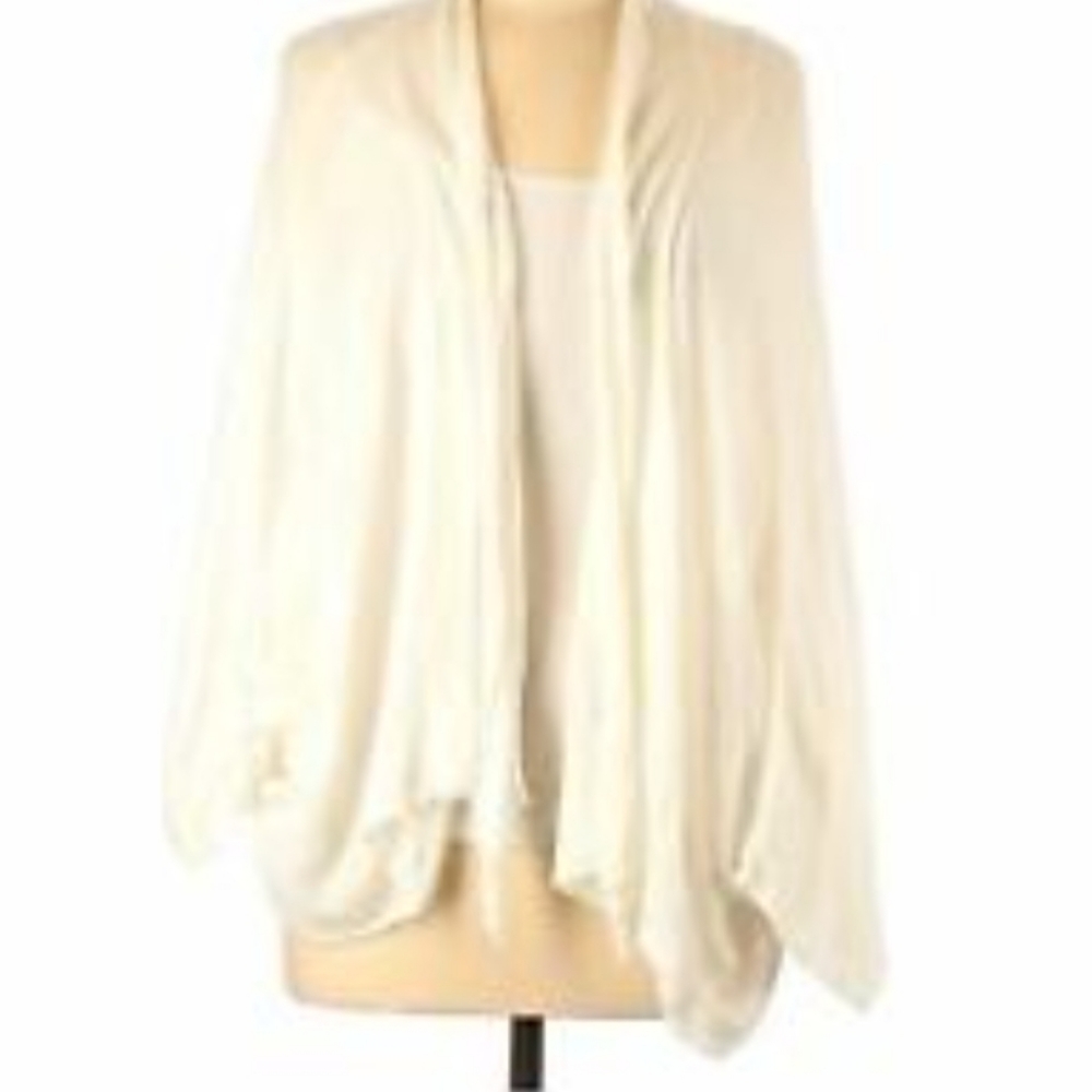 Ruby Rd. Evening Formal Jacket Size 16W Pearl Luster Elegant Ruffle - Picture 3 of 10